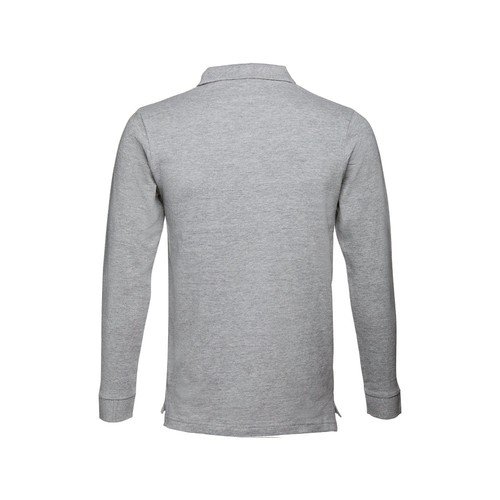 moteado gris claro THC BERN 3XL. Polo de manga larga para hombre