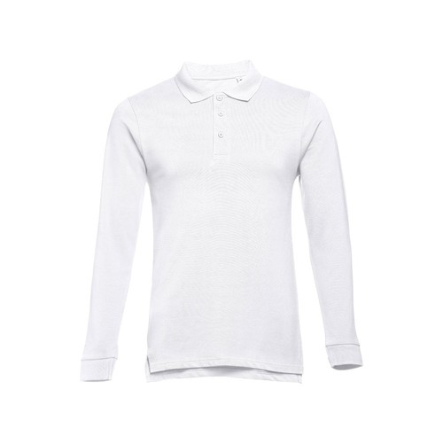 white THC BERN 3XL. Polo de manga larga para hombre