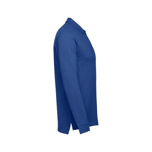 azulón THC BERN. Polo de manga larga para hombre
