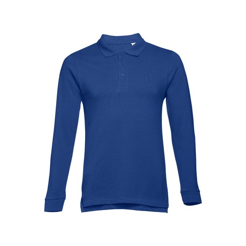 azulón THC BERN 3XL. Polo de manga larga para hombre