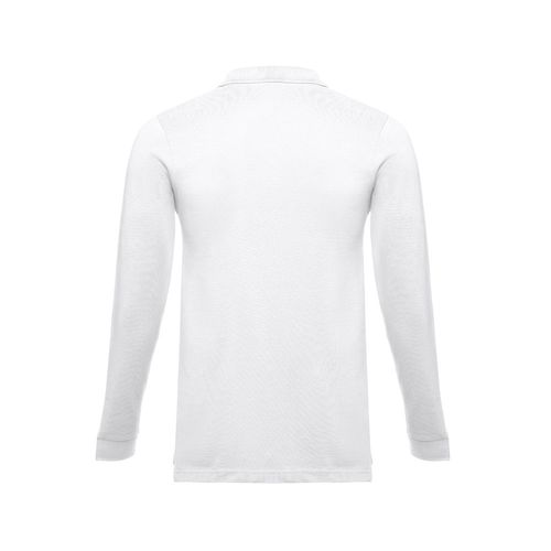 THC BERN. Polo à manches longues en coton cardé pour hommes - 4
