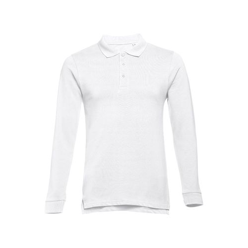 THC BERN. Polo à manches longues en coton cardé pour hommes - 2