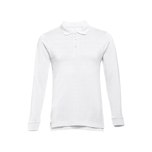 white THC BERN 3XL. Polo de manga larga para hombre