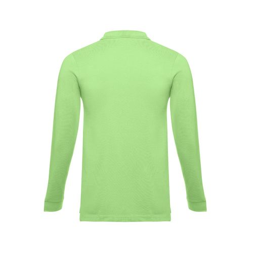 verde claro THC BERN. Polo de manga larga para hombre