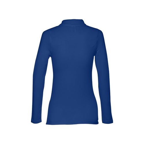 azulón THC BERN WOMEN. Polo de manga larga para mujer