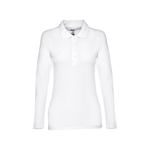 white THC BERN WOMEN WH. Polo de manga larga para mujer