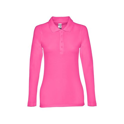 pink THC BERN WOMEN WH. Polo de manga larga para mujer