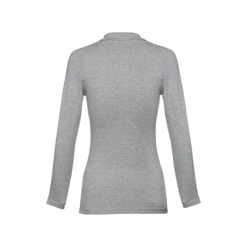 moteado gris claro THC BERN WOMEN. Polo de manga larga para mujer