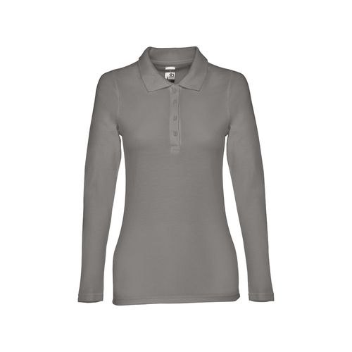 gray THC BERN WOMEN WH. Polo de manga larga para mujer