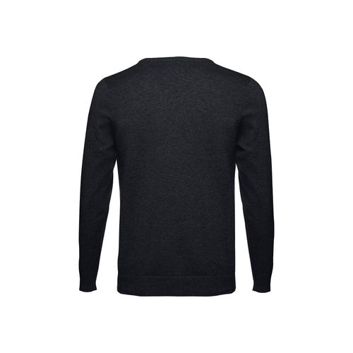 THC MILAN. Pull col V pour homme en coton et polyamide - 3