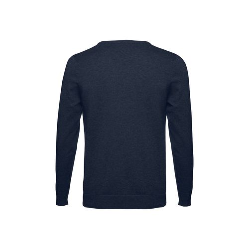 azul marino THC MILAN. Jersey con cuello en