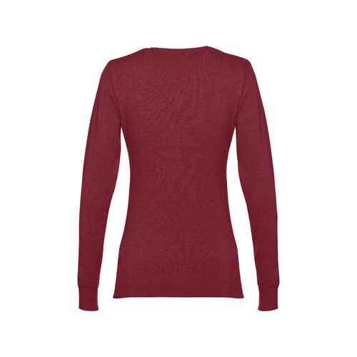 burdeos THC MILAN WOMEN. Jersey con cuello en