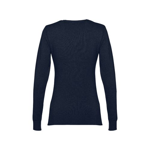 azul marino THC MILAN WOMEN. Jersey con cuello en