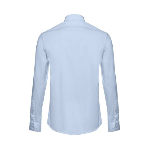 azul claro THC PARIS. Camisa de popelina para hombre
