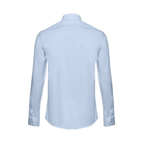 azul claro THC PARIS. Camisa de popelina para hombre