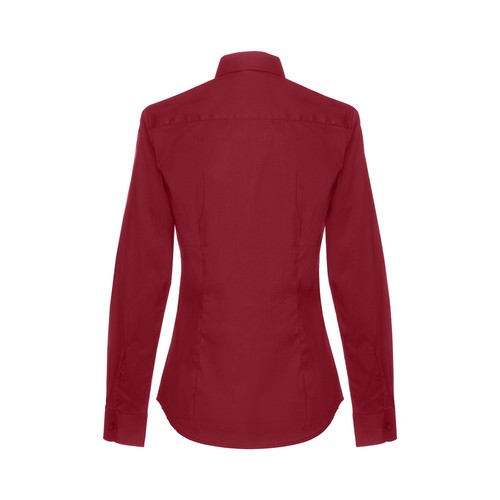 burdeos THC PARIS WOMEN. Camisa de popelina para mujer