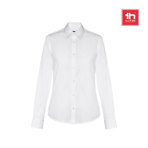 white THC PARIS WOMEN. Camisa de popelina para mujer