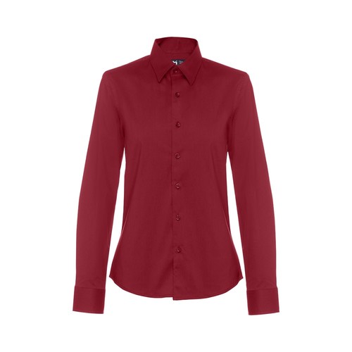 burdeos THC PARIS WOMEN. Camisa de popelina para mujer