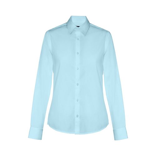 azul claro THC PARIS WOMEN. Camisa de popelina para mujer