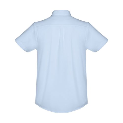 azul claro THC LONDON. Camisa oxford para hombre
