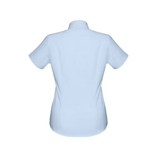 azul claro THC LONDON WOMEN. Camisa Oxford de manga corta para mujer
