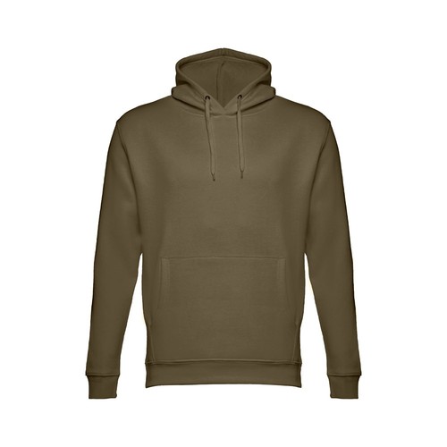 verde militar THC PHOENIX. Sudadera unisex, con capucha