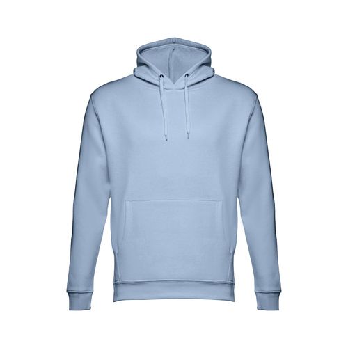 azul / blanco pastel THC PHOENIX. Sudadera unisex, con capucha
