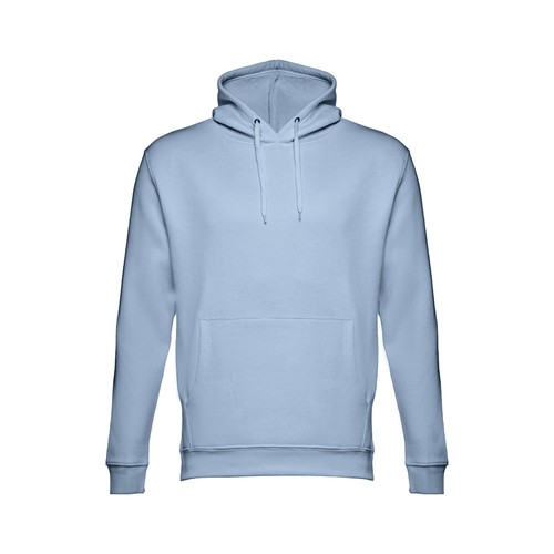 azul / blanco pastel THC PHOENIX. Sudadera unisex, con capucha
