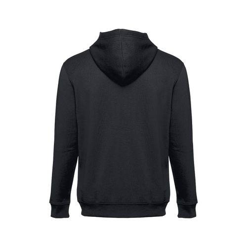 black THC AMSTERDAM. Sudadera para hombre, con cremallera y capucha