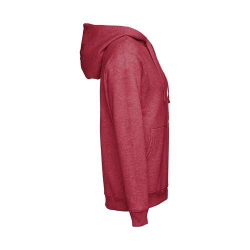 rojo chiné THC AMSTERDAM. Sudadera para hombre, con cremallera y capucha