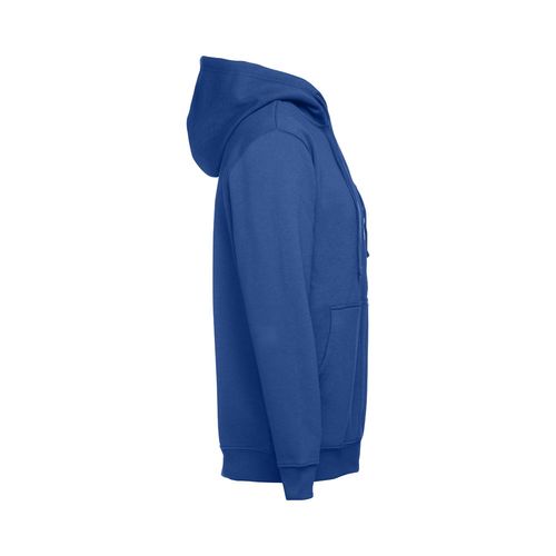 azulón THC AMSTERDAM. Sudadera para hombre, con cremallera y capucha