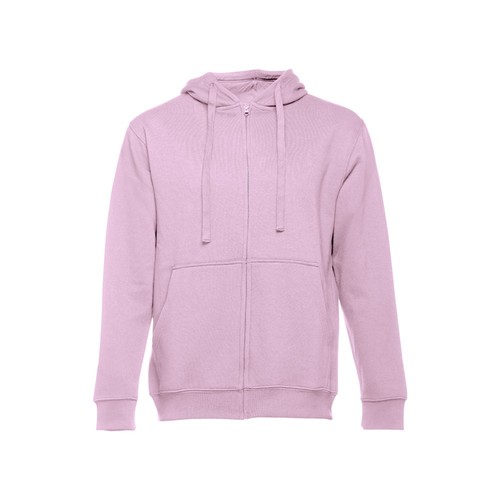 lila THC AMSTERDAM. Sudadera para hombre, con cremallera y capucha