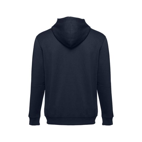 azul marino THC AMSTERDAM. Sudadera para hombre, con cremallera y capucha