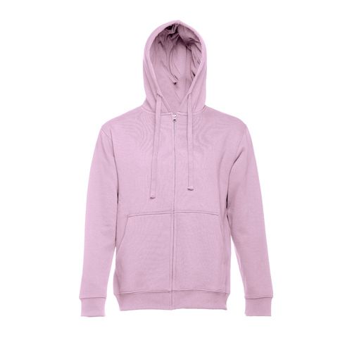 lila THC AMSTERDAM. Sudadera para hombre, con cremallera y capucha