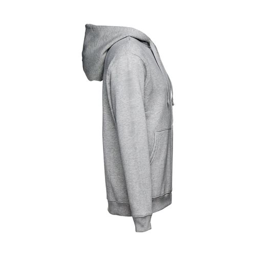 moteado gris claro THC AMSTERDAM. Sudadera para hombre, con cremallera y capucha