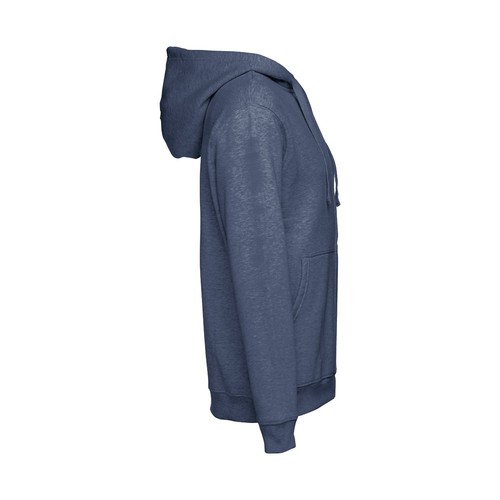 azul chiné THC AMSTERDAM. Sudadera para hombre, con cremallera y capucha