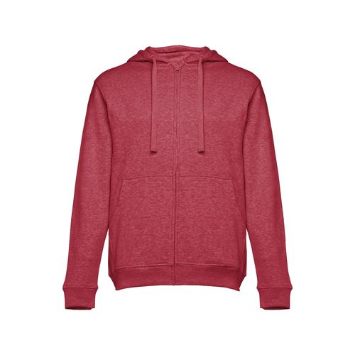 rojo chiné THC AMSTERDAM. Sudadera para hombre, con cremallera y capucha