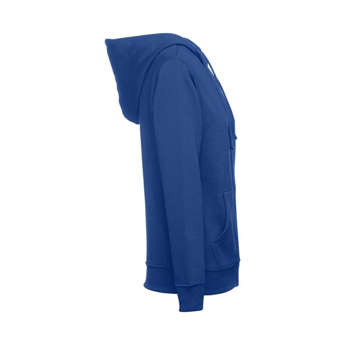 azulón THC AMSTERDAM WOMEN. Sudadera para mujer, con cremallera y capucha