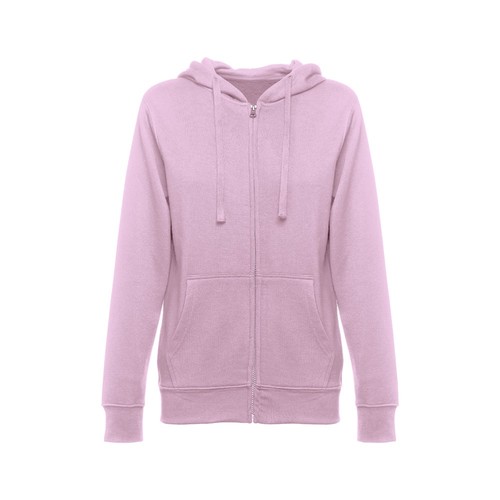 lila THC AMSTERDAM WOMEN. Sudadera para mujer, con cremallera y capucha