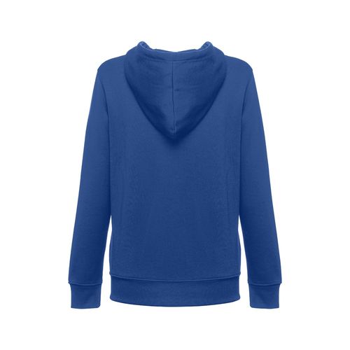 azulón THC AMSTERDAM WOMEN. Sudadera para mujer, con cremallera y capucha