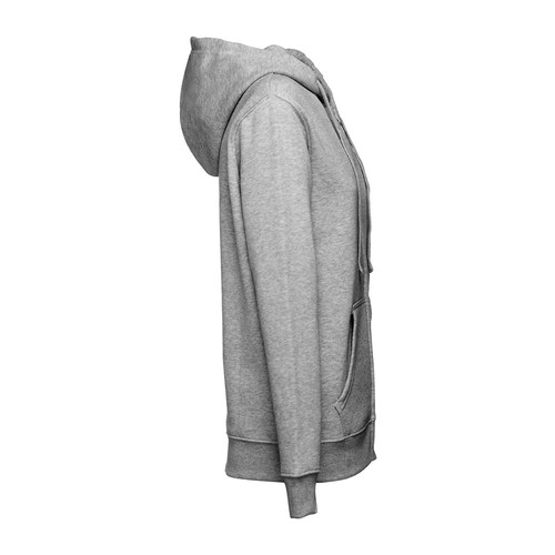 moteado gris claro THC AMSTERDAM WOMEN. Sudadera para mujer, con cremallera y capucha