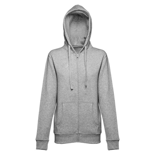 moteado gris claro THC AMSTERDAM WOMEN. Sudadera para mujer, con cremallera y capucha