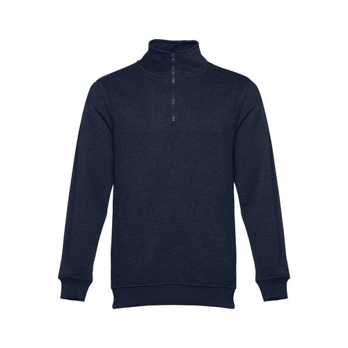 azul marino THC BUDAPEST. Sudadera unisex