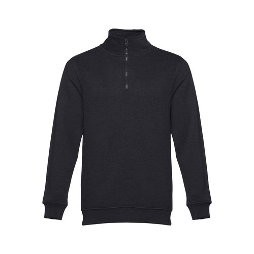 THC BUDAPEST. Sweat-shirt col zippé unisexe - 2