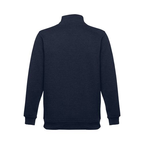 azul marino THC BUDAPEST. Sudadera unisex