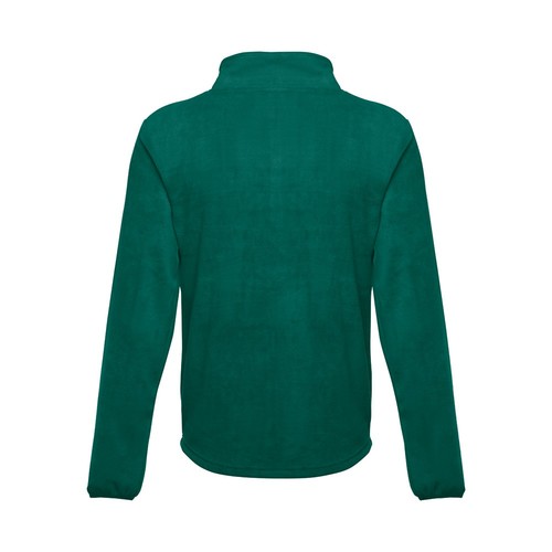verde oscuro THC HELSINKI. Chaqueta polar para hombre, con cremallera