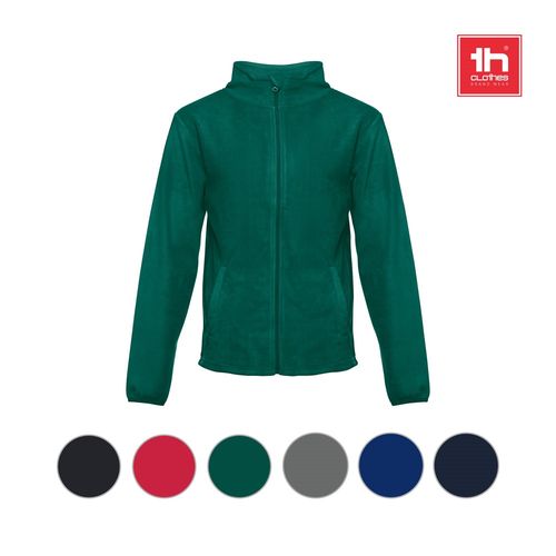 THC HELSINKI. Chaqueta polar para hombre, con cremallera