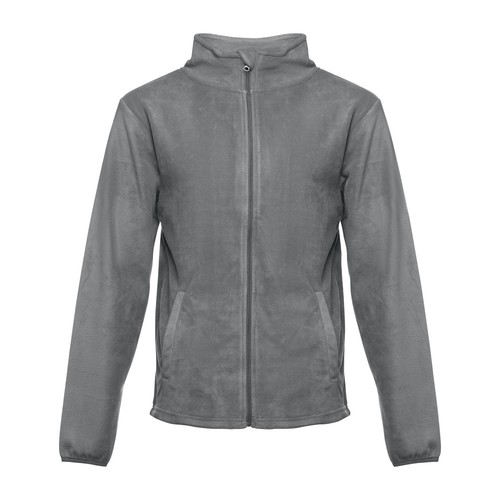gray THC HELSINKI. Chaqueta polar para hombre, con cremallera