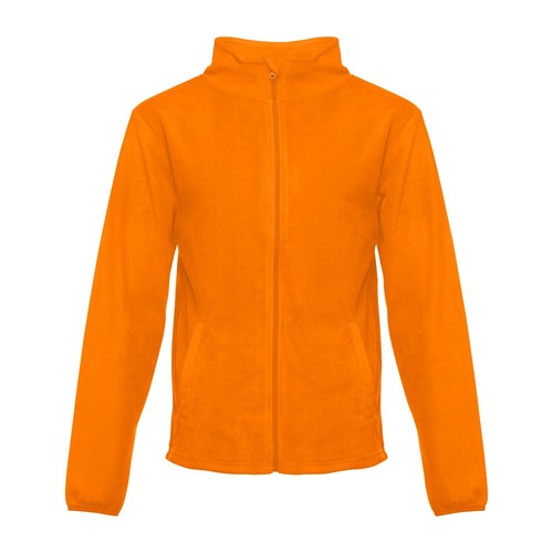 orange THC HELSINKI. Chaqueta polar para hombre, con cremallera