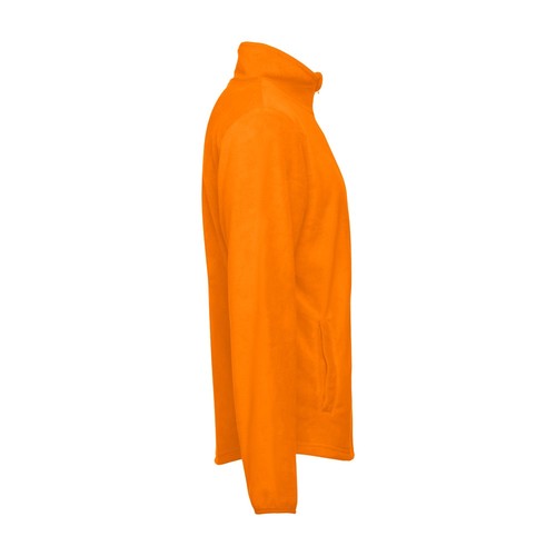 orange THC HELSINKI. Chaqueta polar para hombre, con cremallera